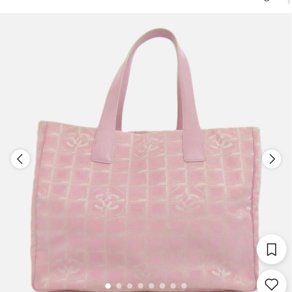 CHANEL Light Pink Tote Bag